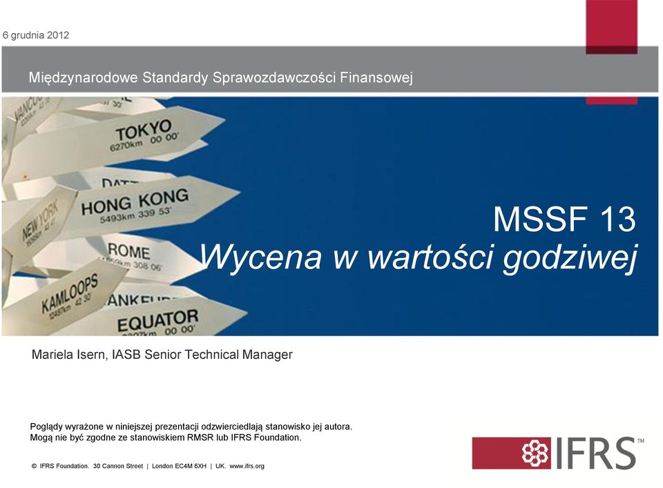 niniejszej prezentacji odzwierciedlają stanowisko jej autora.