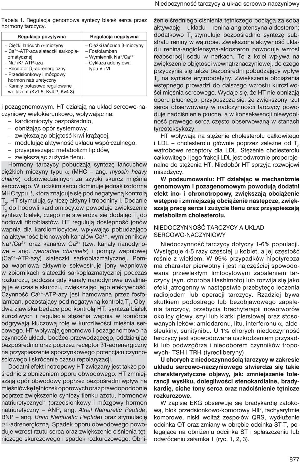 regulowane woltażem (Kv1.5, Kv4.2, Kv4.3) Regulacja negatywna Ciężki łańcuch β-miozyny Fosfolamban Wymiennik Na + /Ca 2+ Cyklaza adenylowa typu V i VI i pozagenomowym.