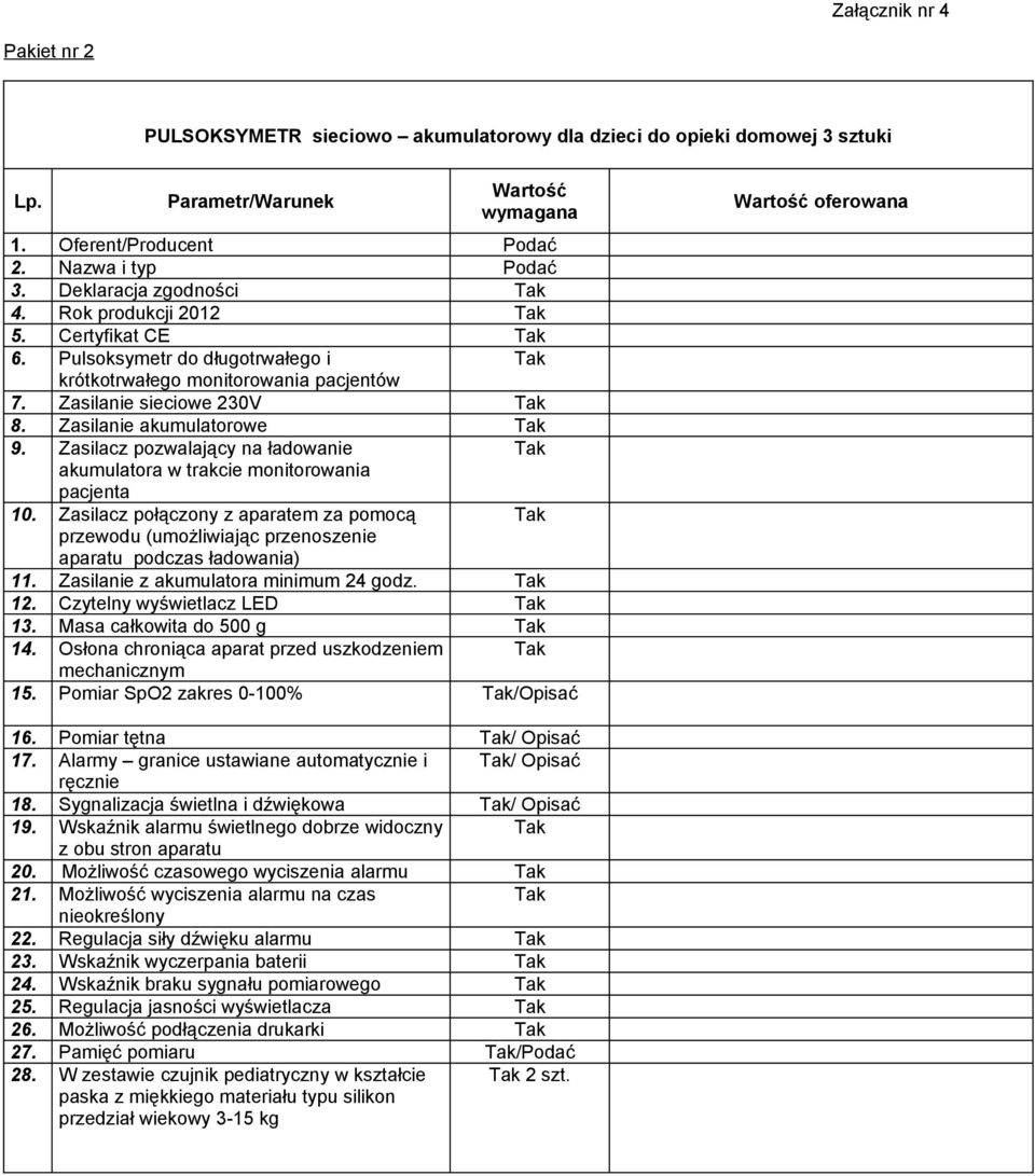 Zasilacz pozwalający na ładowanie akumulatora w trakcie monitorowania pacjenta 10. Zasilacz połączony z aparatem za pomocą przewodu (umożliwiając przenoszenie aparatu podczas ładowania) 11.