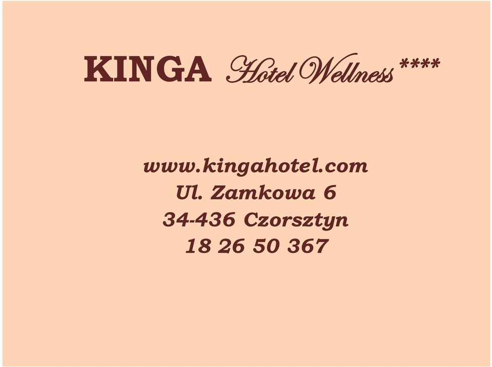 kingahotel.com Ul.