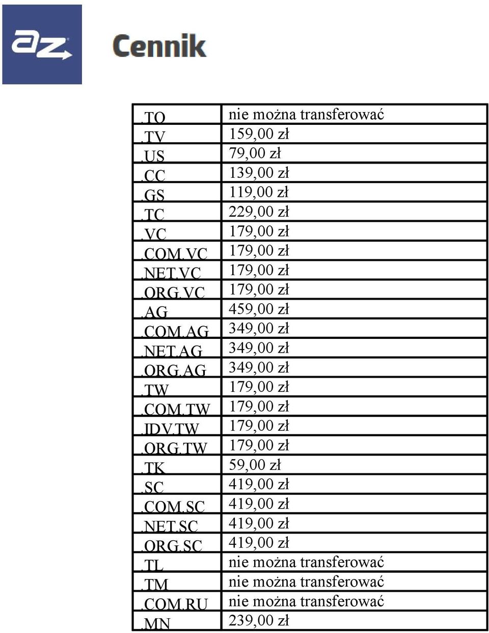 MN 159,00 zł 79,00 zł 139,00 zł 119,00 zł 229,00 zł 179,00 zł 179,00 zł 179,00 zł 179,00