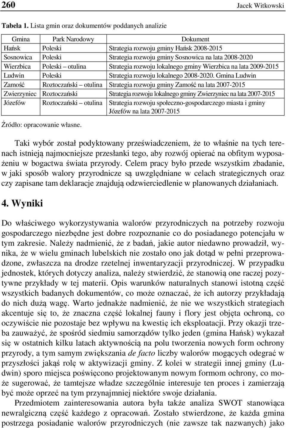 Wierzbica Poleski otulina Strategia rozwoju lokalnego gminy Wierzbica na lata 2009-2015 Ludwin Poleski Strategia rozwoju lokalnego 2008-2020.