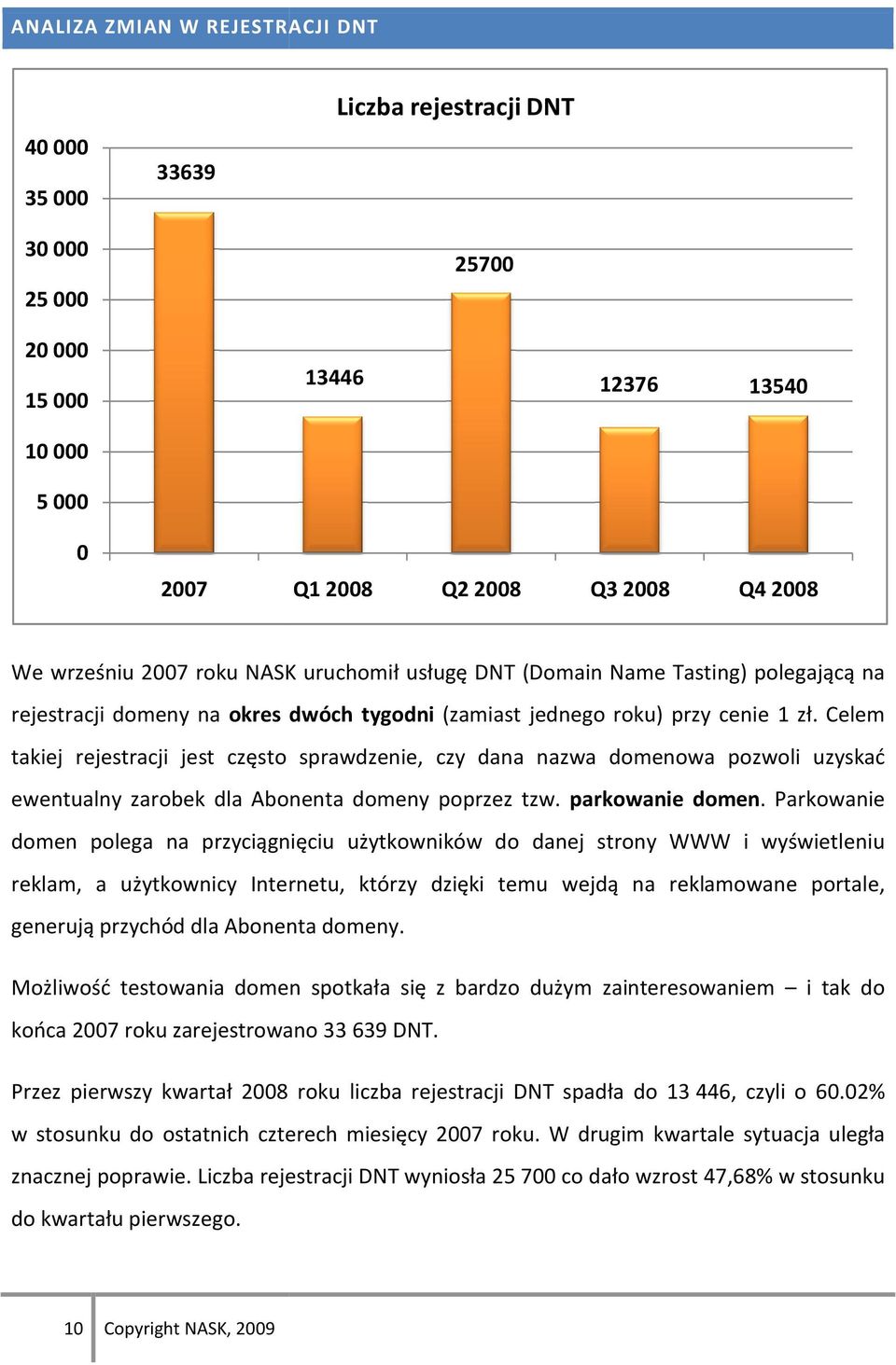Celem takiej rejestracji jest często sprawdzenie, czy dana nazwa domenowa pozwoli uzyskać ewentualny zarobek dla Abonenta domeny poprzez tzw. parkowanie domen.