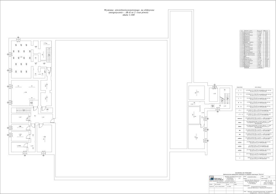 Projektował: Imię i nazwisko: mgr inz.