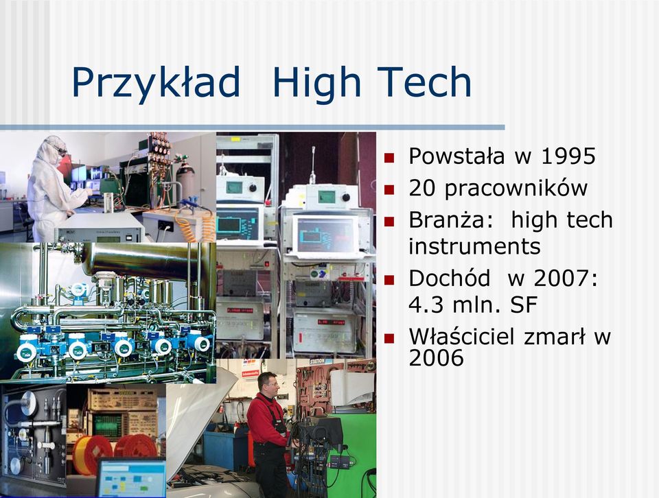 tech instruments Dochód w 2007: