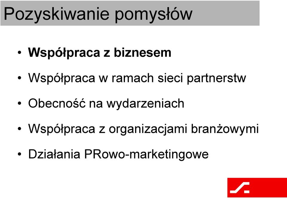 partnerstw Obecność na wydarzeniach