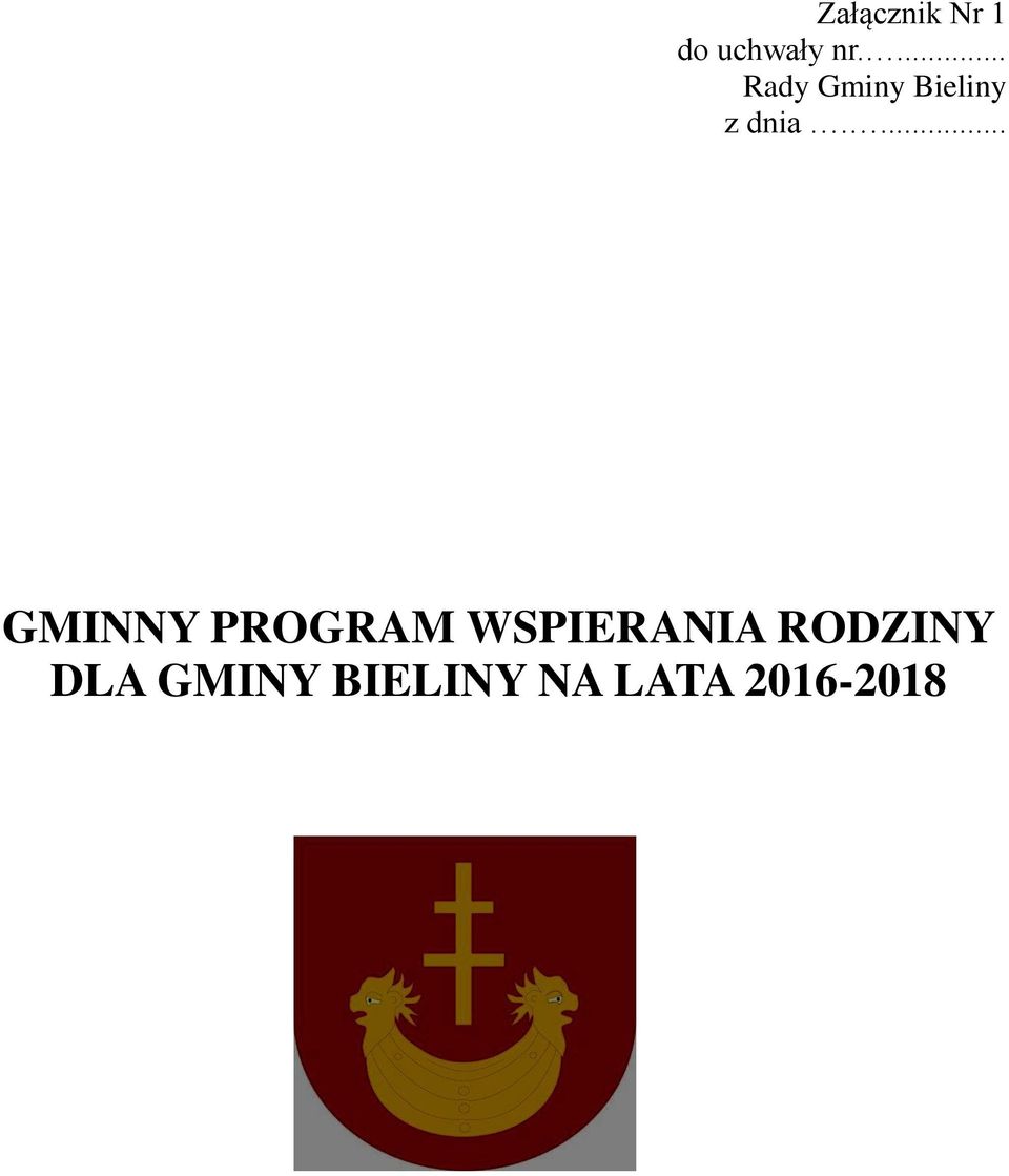 ... GMINNY PROGRAM WSPIERANIA