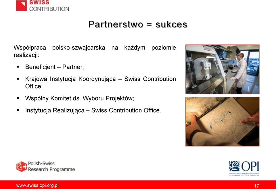 Koordynująca Swiss Contribution Office; Wspólny Komitet ds.