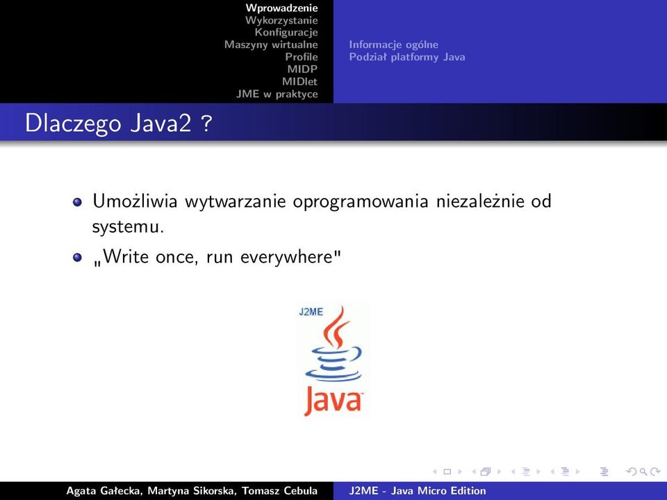 Java Umożliwia wytwarzanie