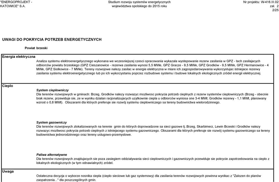 Siolkowice - 7 MWe).