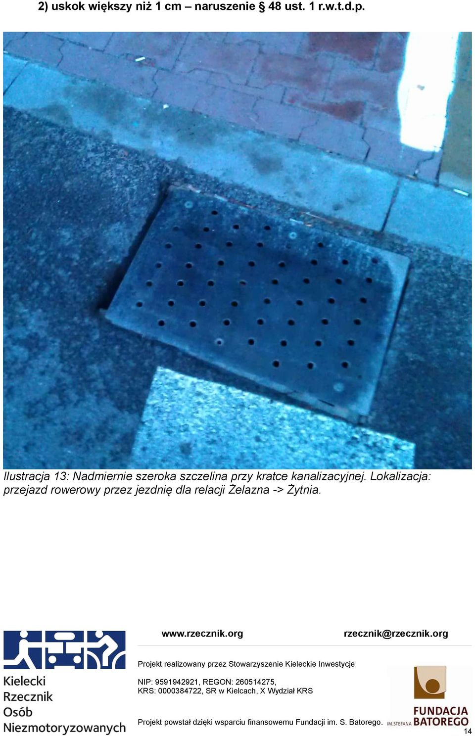kratce kanalizacyjnej.