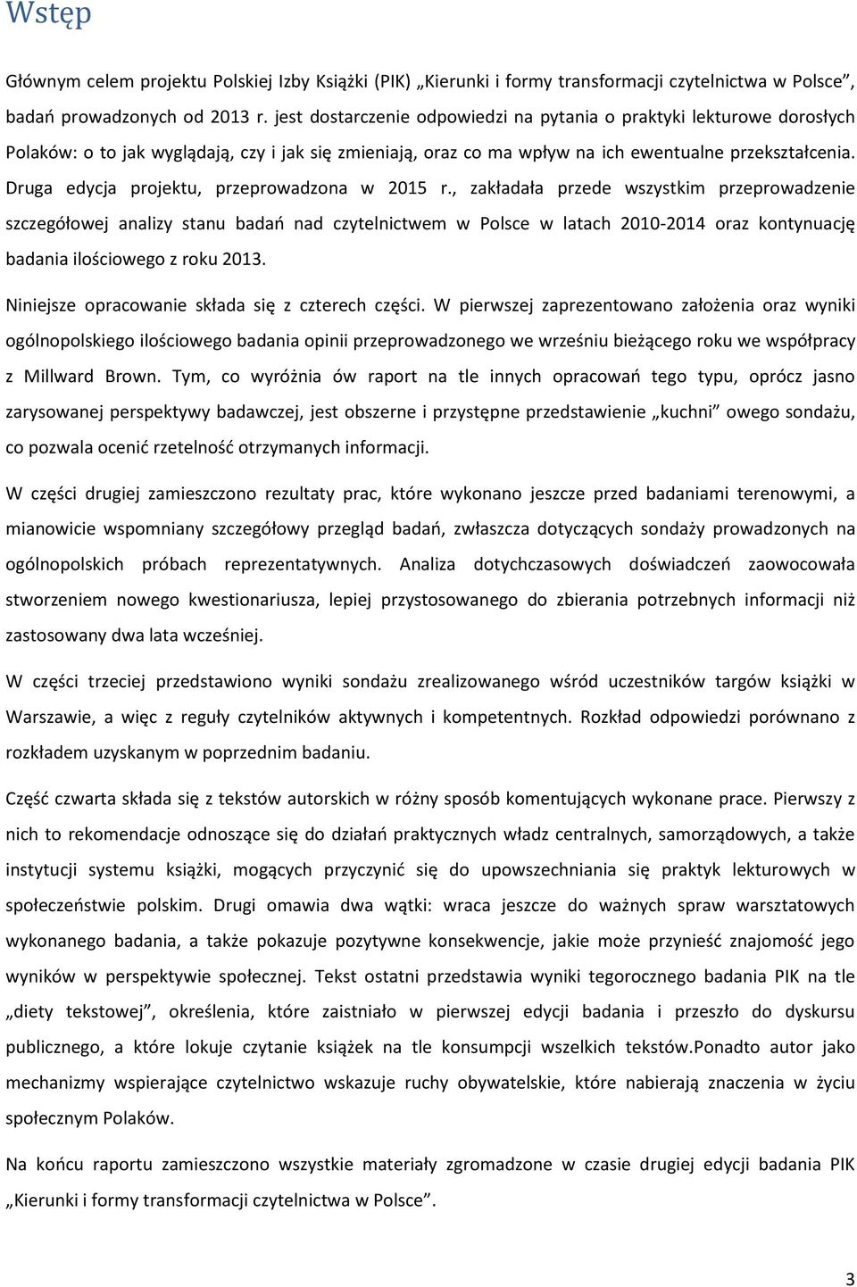 Druga edycja projektu, przeprowadzona w 2015 r.