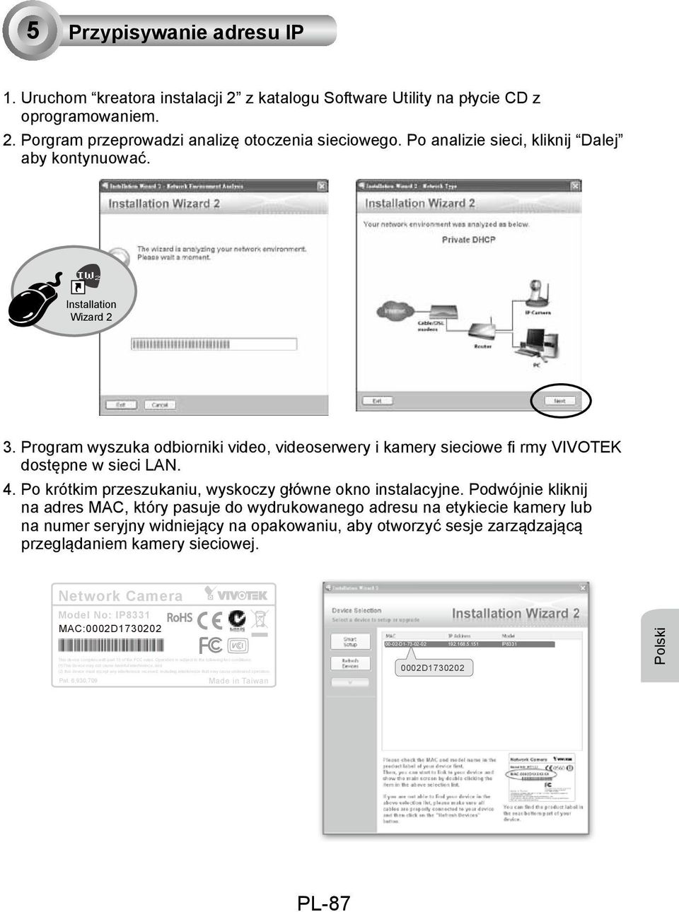 Po krótkim przeszukaniu, wyskoczy główne okno instalacyjne.