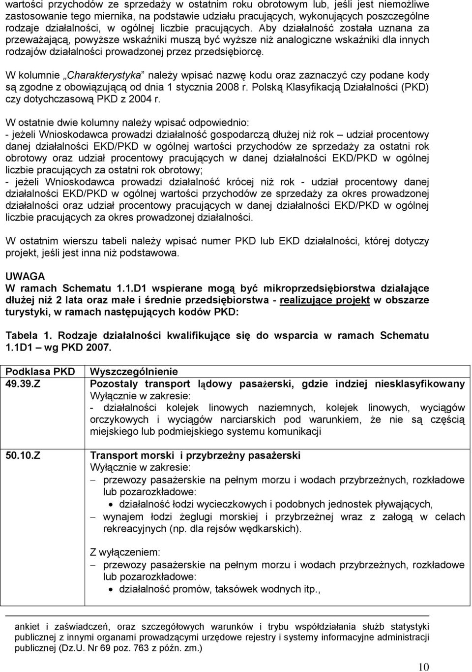 Aby działalność została uznana za przeważającą, powyższe wskaźniki muszą być wyższe niż analogiczne wskaźniki dla innych rodzajów działalności prowadzonej przez przedsiębiorcę.
