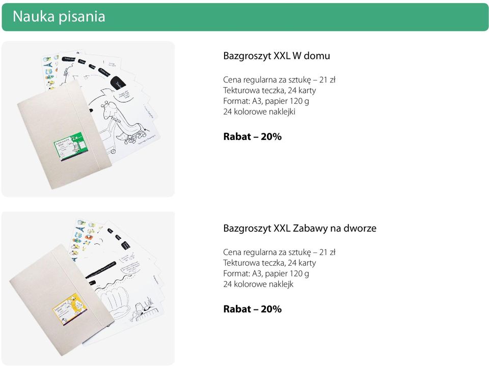 Bazgroszyt XXL Zabawy na dworze  24