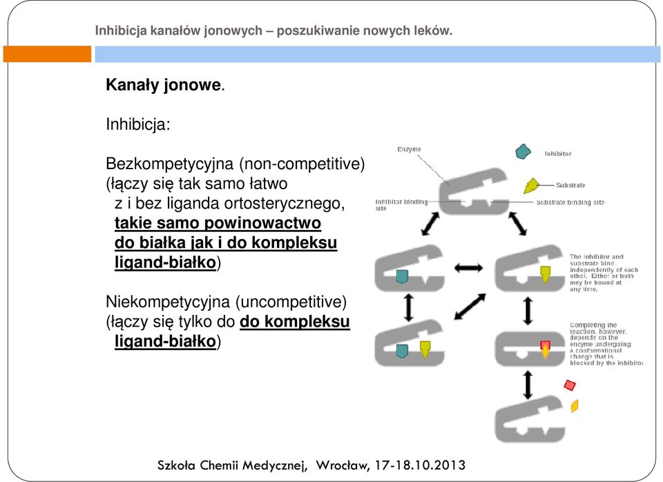 powinowactwo do białka jak i do kompleksu ligand-białko)