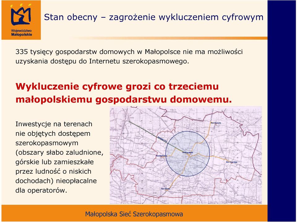 Wykluczenie cyfrowe grozi co trzeciemu małopolskiemu gospodarstwu domowemu.