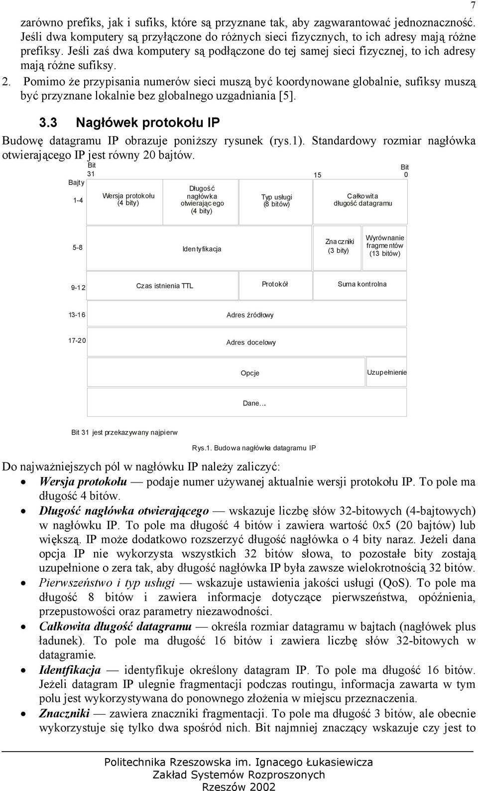 Pomimo że przypisania numerów sieci muszą być koordynowane globalnie, sufiksy muszą być przyznane lokalnie bez globalnego uzgadniania [5]. 3.