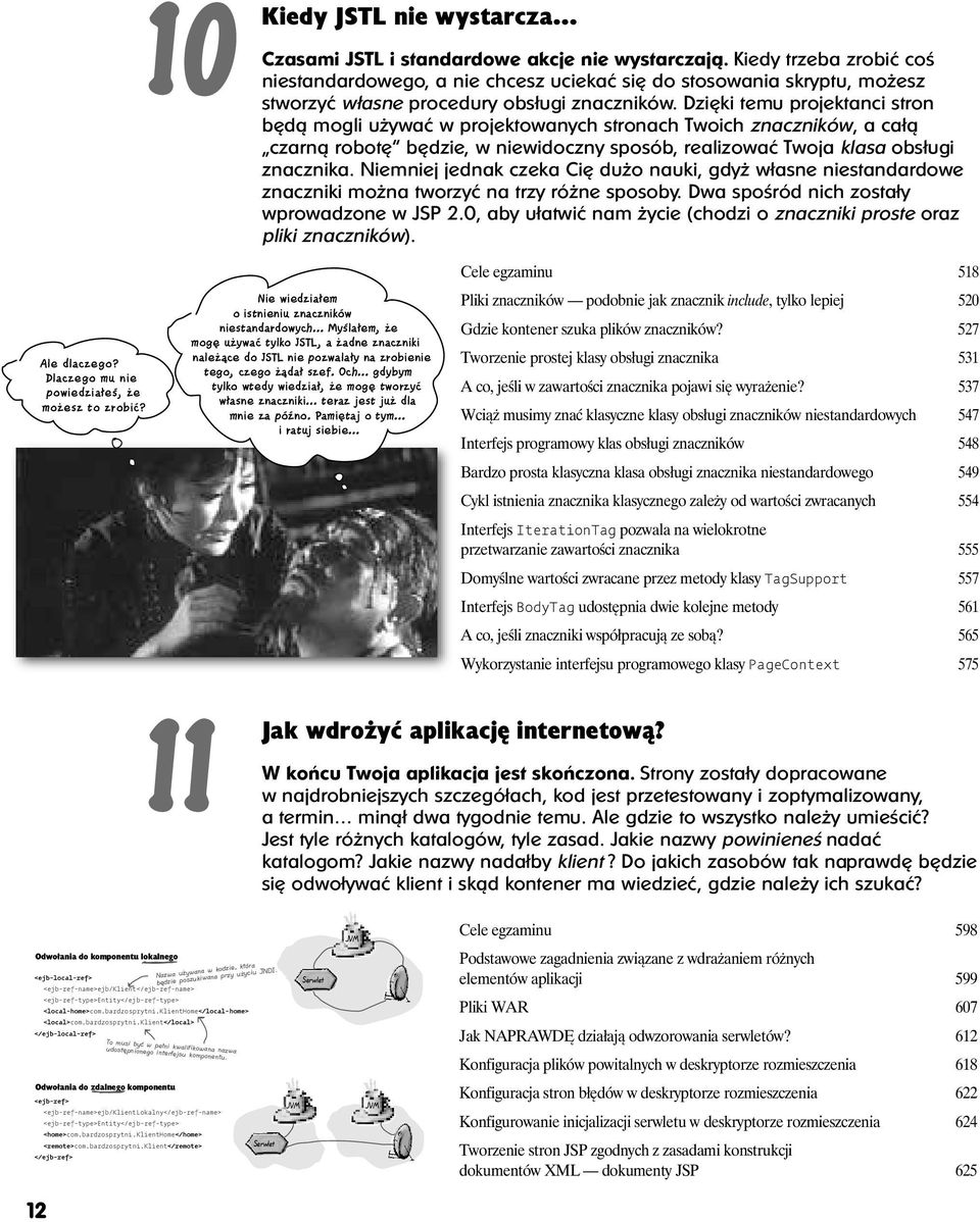 Dziêki temu projektanci stron bêd¹ mogli u ywaæ w projektowanych stronach Twoich znaczników, a ca³¹ czarn¹ robotê bêdzie, w niewidoczny sposób, realizowaæ Twoja klasa obs³ugi znacznika.