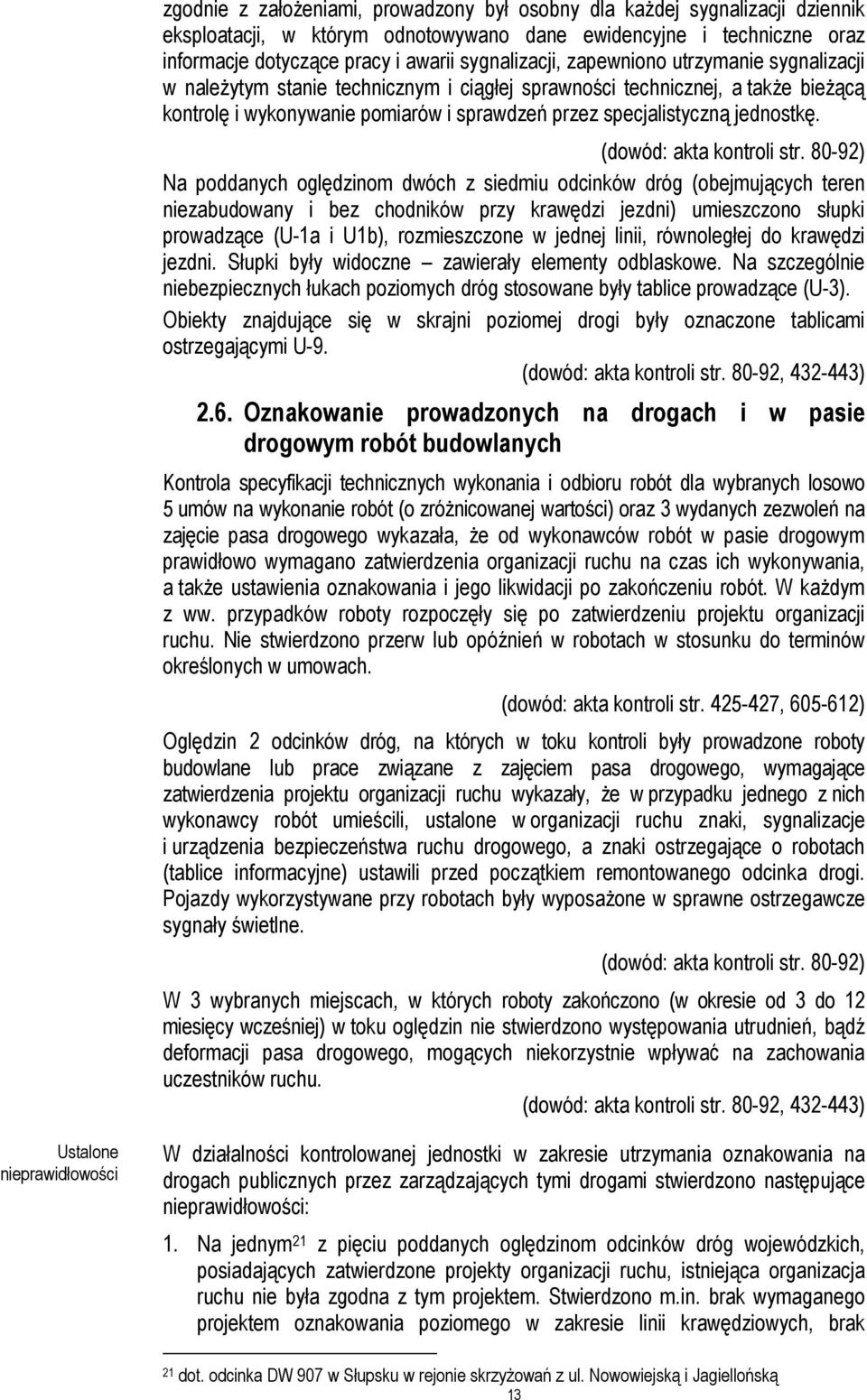 (dowód: akta kontroli str.