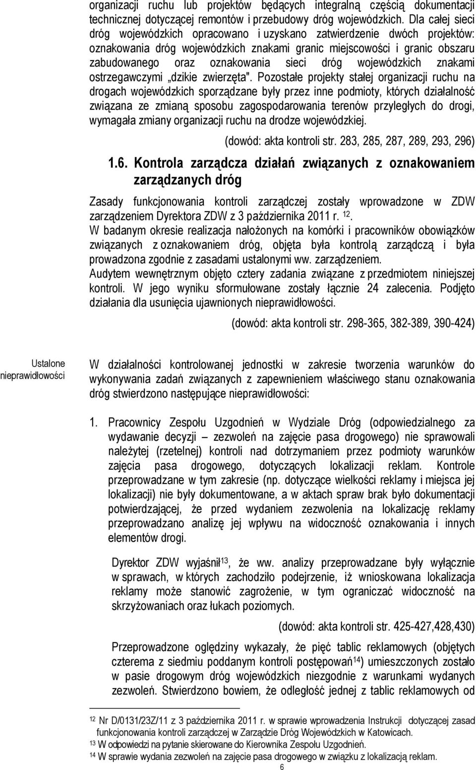 dróg wojewódzkich znakami ostrzegawczymi dzikie zwierzęta".