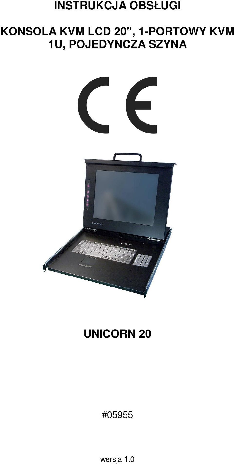 1-PORTOWY KVM 1U,