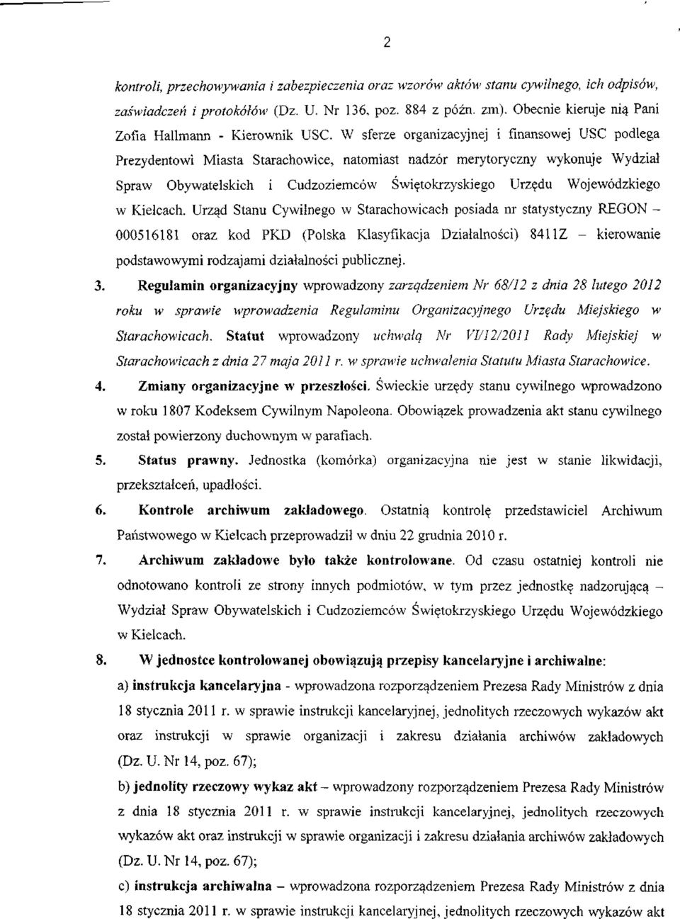 Wojewódzkiego w Kielcach.