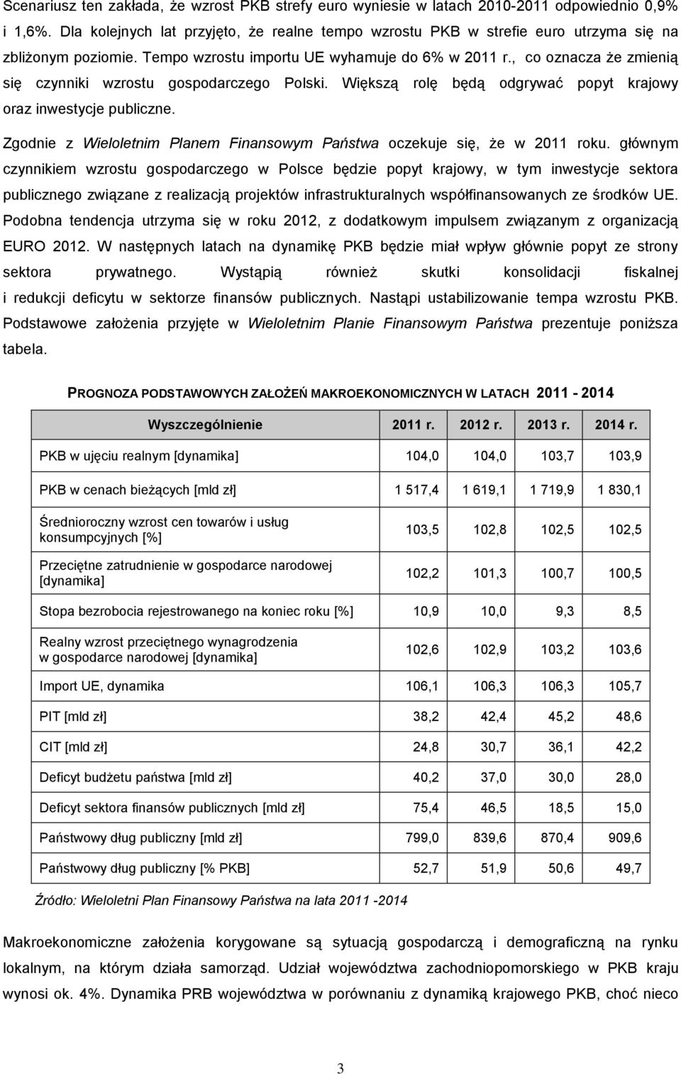 , co oznacza że zmienią się czynniki wzrostu gospodarczego Polski. Większą rolę będą odgrywać popyt krajowy oraz inwestycje publiczne.