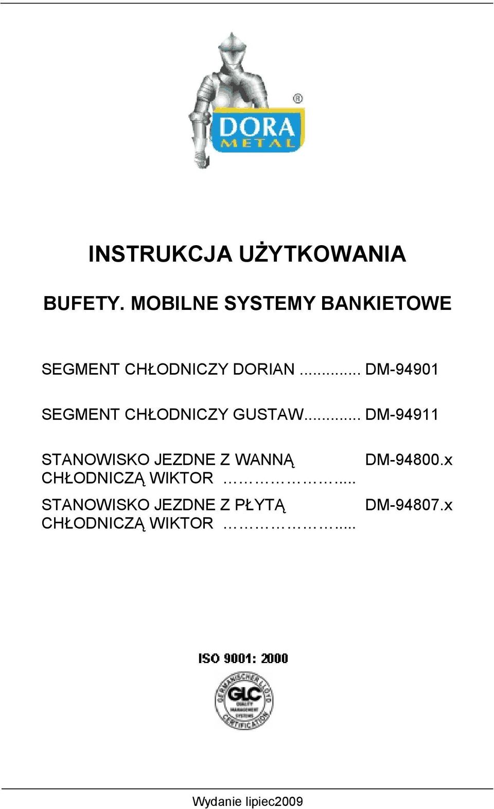 .. DM-94901 SEGMENT CHŁODNICZY GUSTAW.