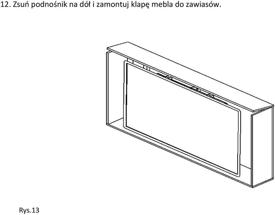 i zamontuj klapę