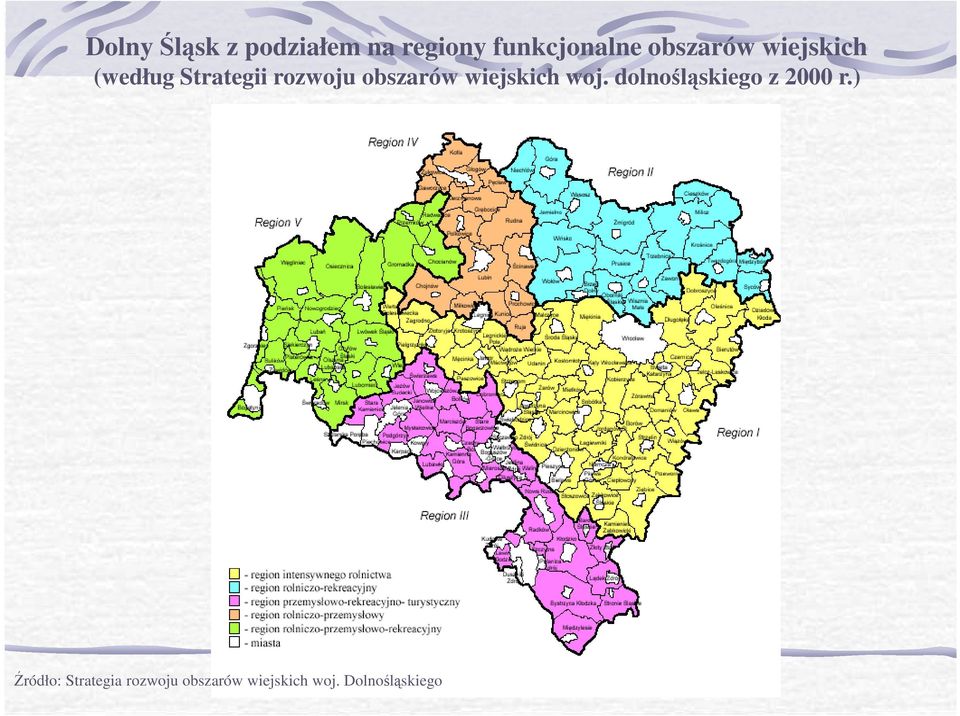 obszarów wiejskich woj. dolnośląskiego z 2000 r.