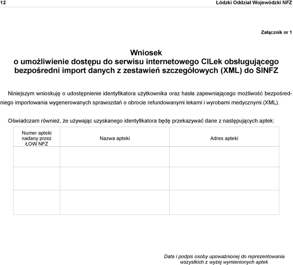 sprawozdań o obrocie refundowanymi lekami i wyrobami medycznymi (XML).