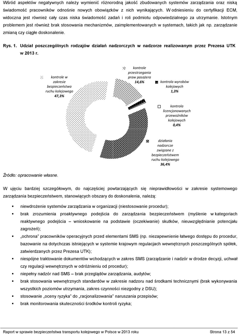 Istotnym problemem jest również brak stosowania mechanizmów, zaimplementowanych w systemach, takich jak np. zarządzanie zmianą czy ciągłe doskonalenie. Rys. 1.