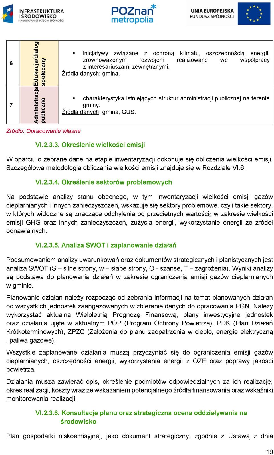 3. Określenie wielkości emisji W oparciu o zebrane dane na etapie inwentaryzacji dokonuje się obliczenia wielkości emisji.