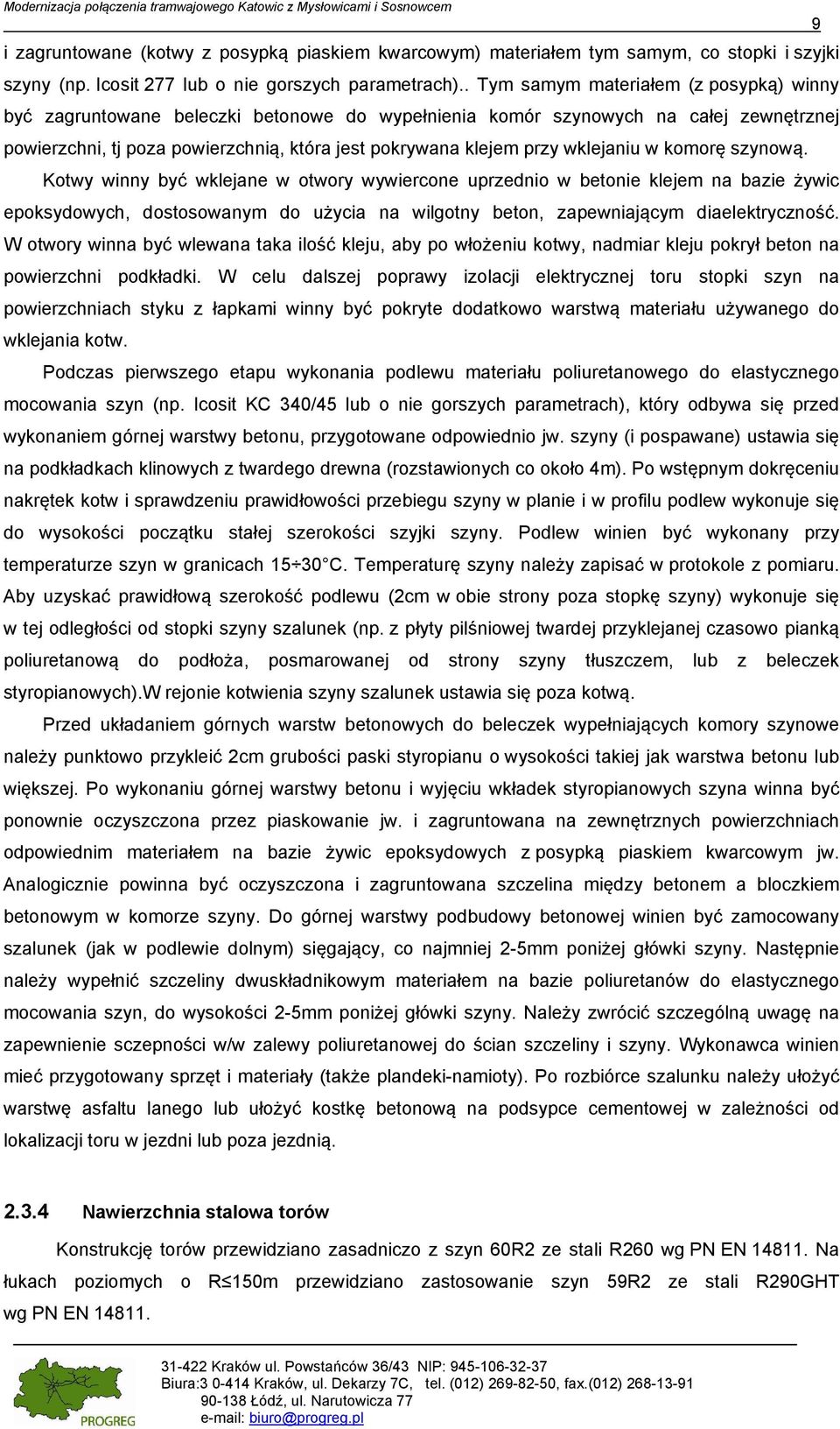 wklejaniu w komorę szynową.