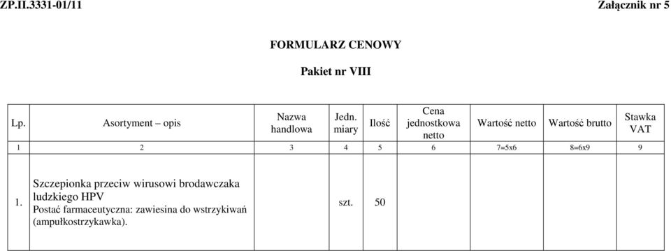 przeciw wirusowi brodawczaka ludzkiego HPV