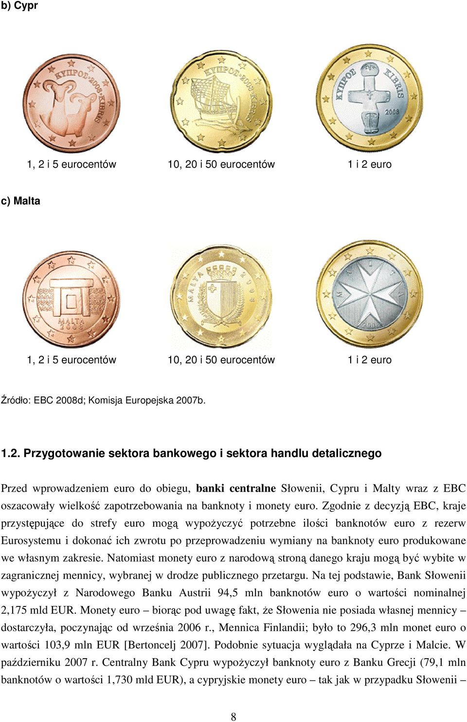 i 50 eurocentów 1 i 2 
