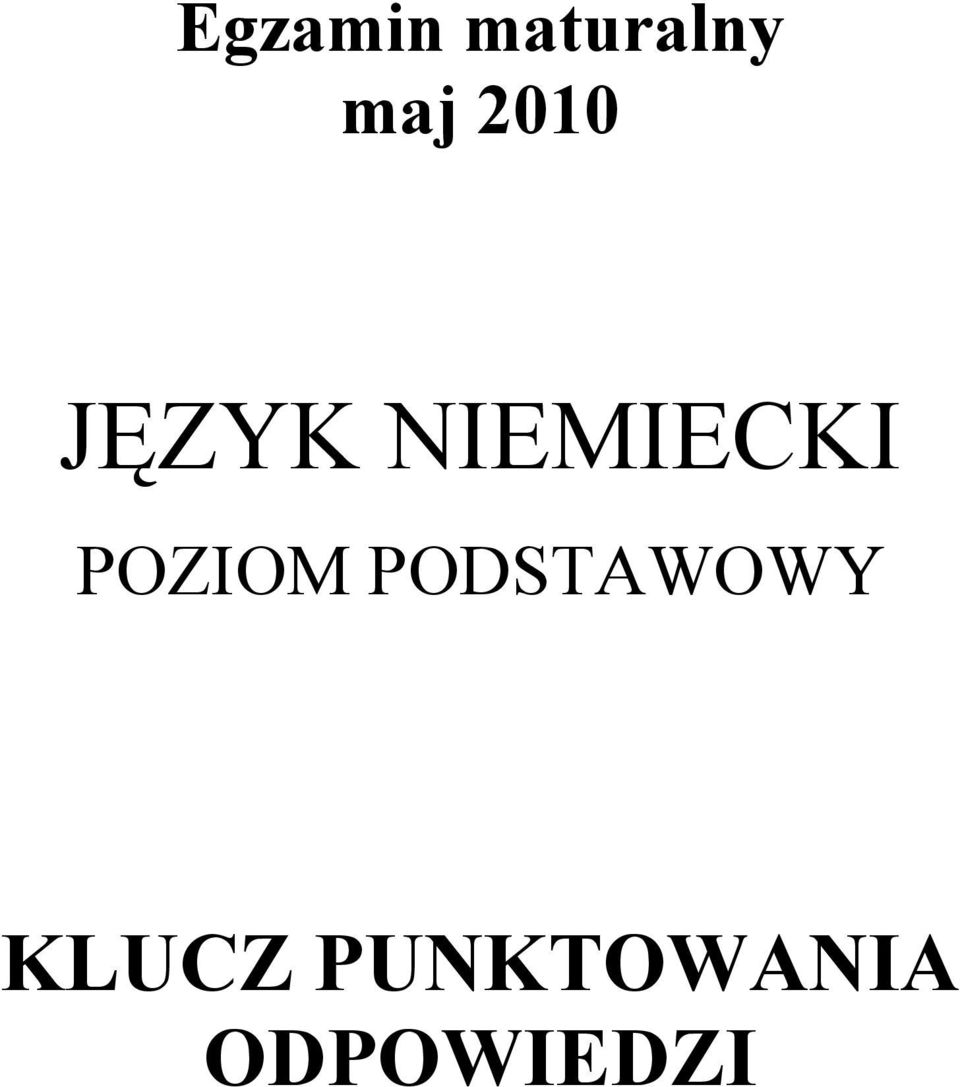 POZIOM PODSTAWOWY