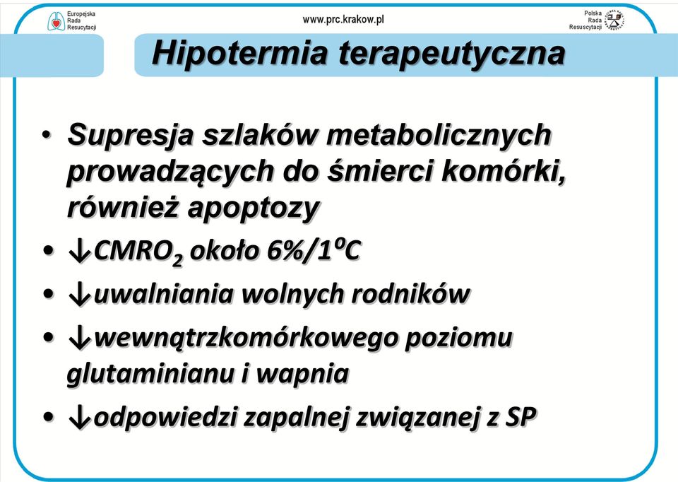 około 6%/1⁰C uwalniania wolnych rodników