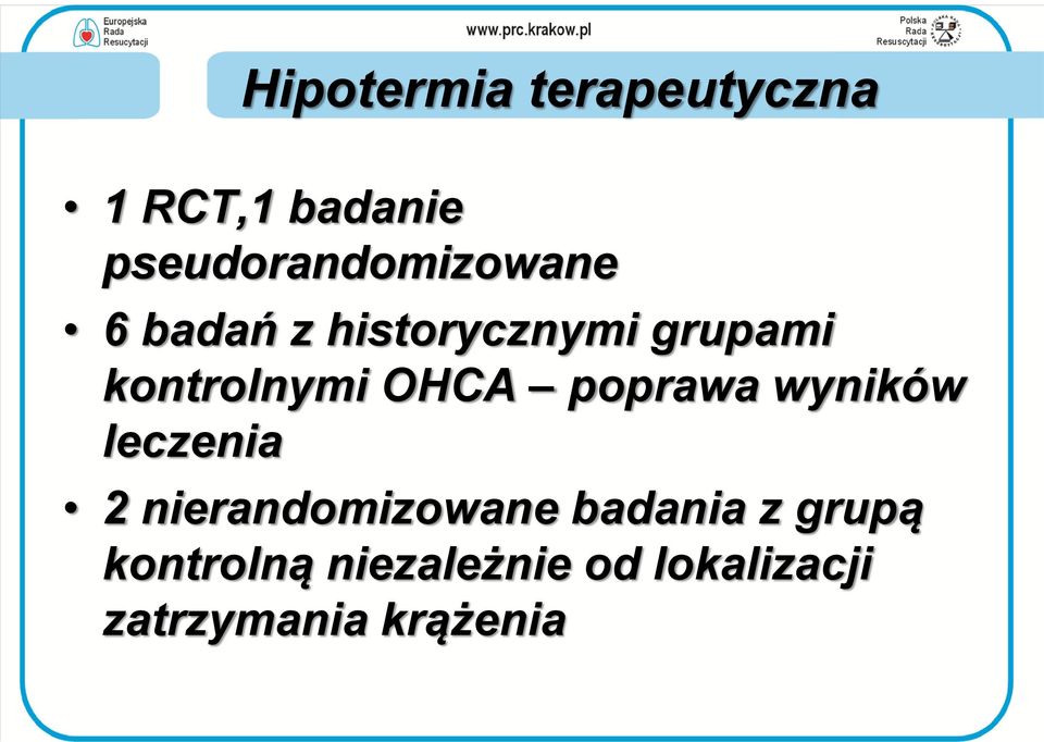 kontrolnymi OHCA poprawa wyników leczenia 2