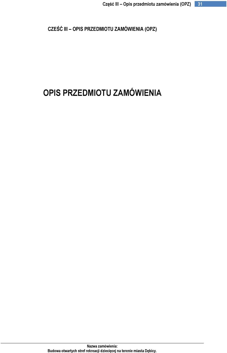 ZAMÓWIENIA (OPZ)