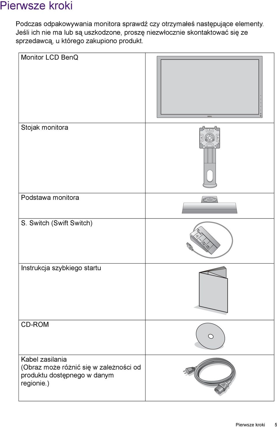 produkt. Monitor LCD BenQ Stojak monitora Podstawa monitora S.