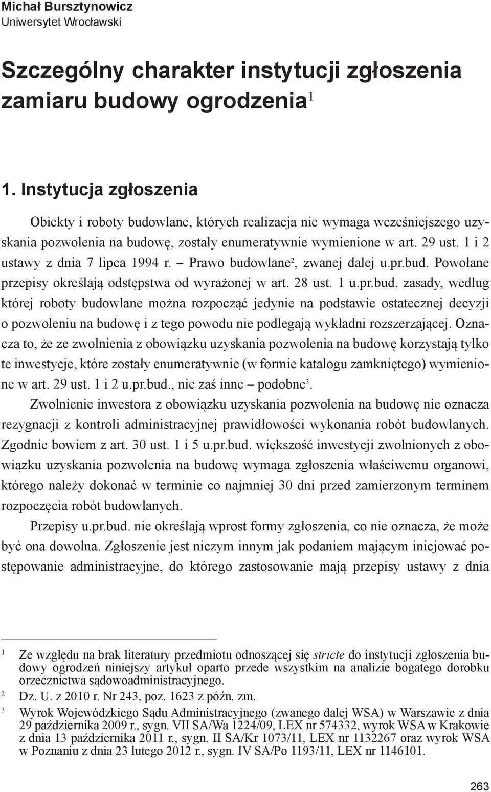 1 i 2 ustawy z dnia 7 lipca 1994 r. Prawo budo