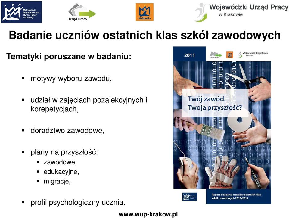 pozalekcyjnych i korepetycjach, doradztwo zawodowe, plany na