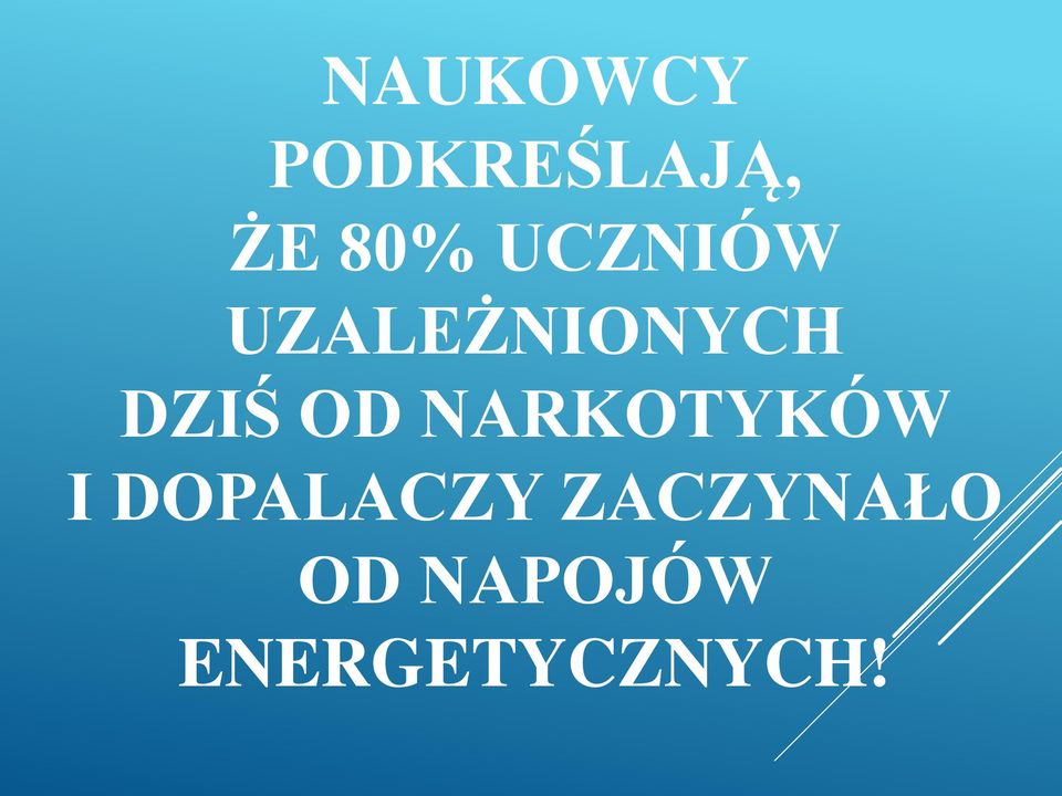 NARKOTYKÓW I DOPALACZY