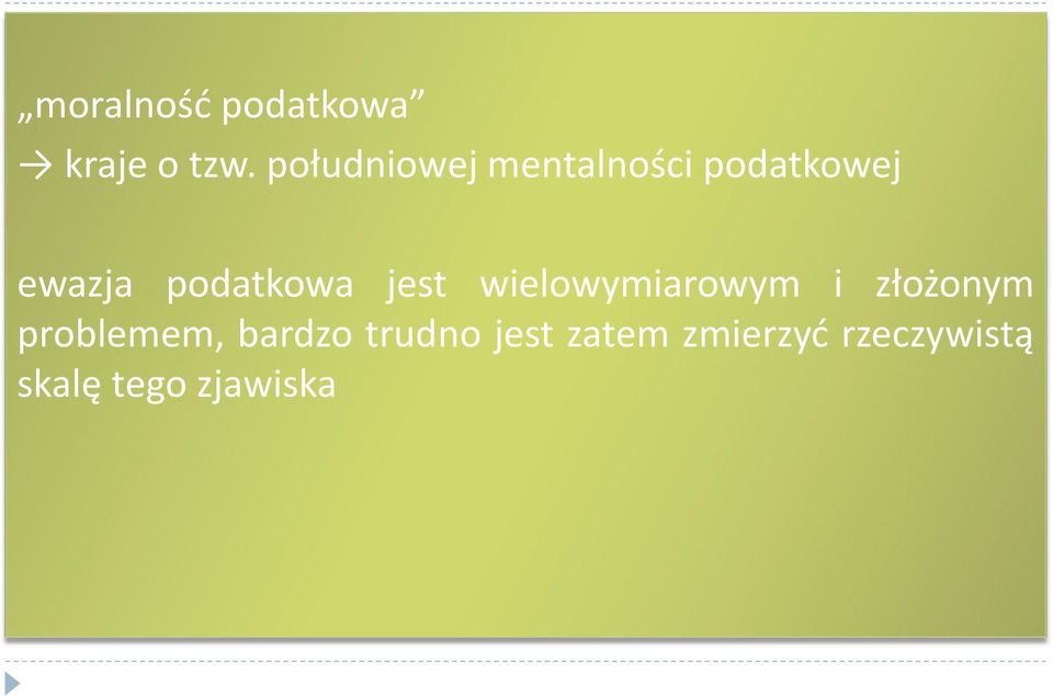 podatkowa jest wielowymiarowym i złożonym