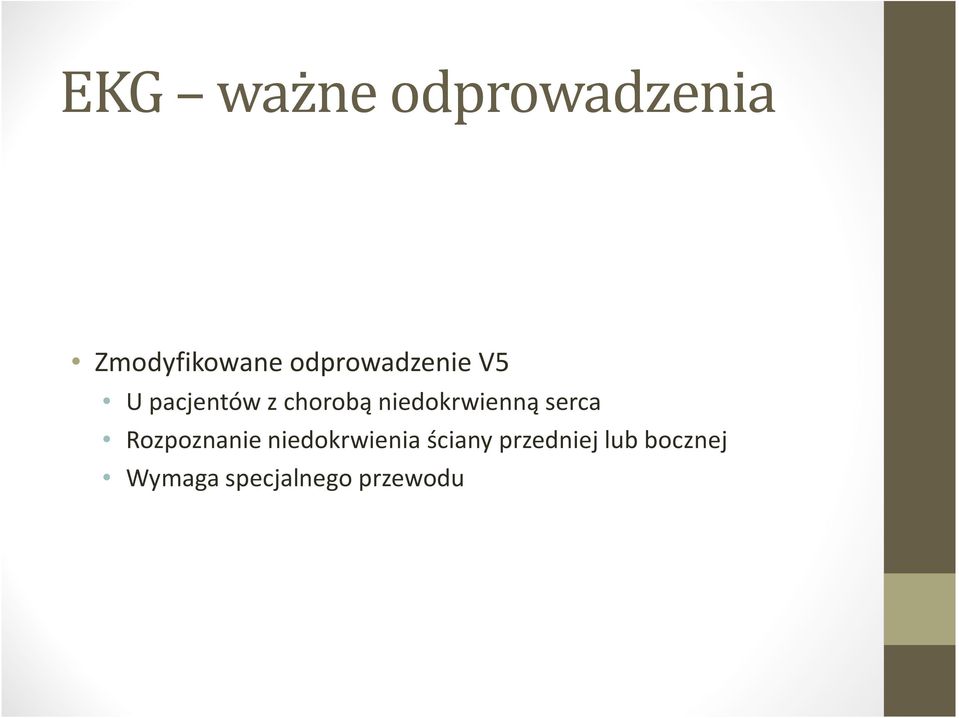 niedokrwienną serca Rozpoznanie