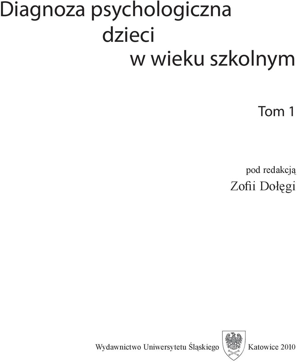 redakcją Zofii Dołęgi