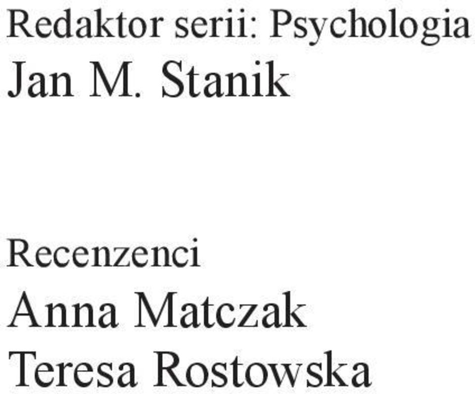 Stanik Recenzenci