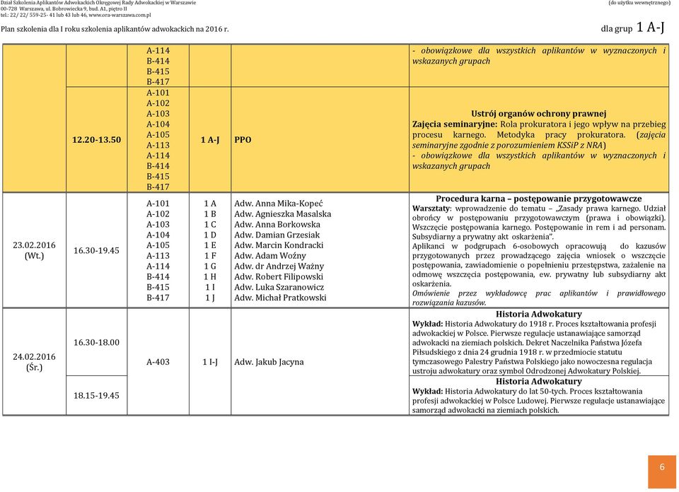 Metodyka pracy prokuratora.